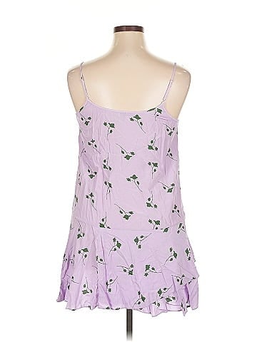 Thakoon Collective Purple Floral Slip Dress (view 2)