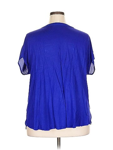 INC International Concepts Short Sleeve Blouse (view 2)