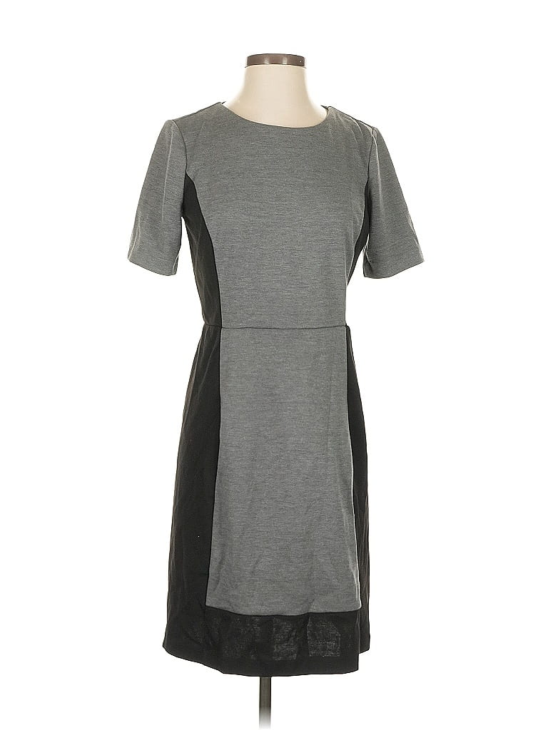 Pre-owned Ann Taylor Loft Outlet Casual Dress In Gray
