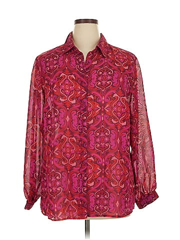 Sag Harbor Long Sleeve Blouse (view 1)