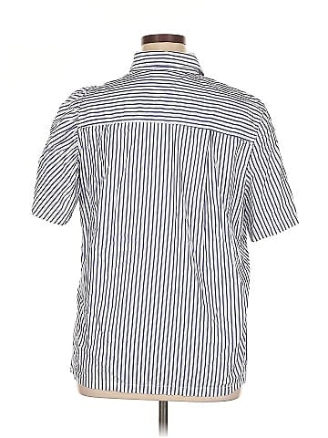 Clu Striped Ruffle Detail Shirt (view 2)