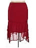 Catherines 100% Rayon Burgundy Casual Skirt Size 1X - photo 2