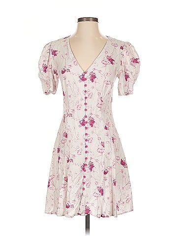 Chelsea And Walker Floral Button Front Mini Dress (view 1)