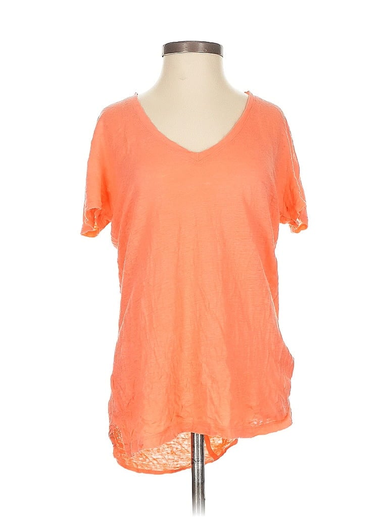 LOU & GREY Pre-owned Short Sleeve T-shirt In Orange