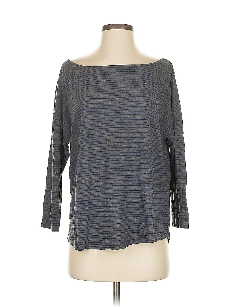 Pre-owned Calvin Klein Jeans Est.1978 Calvin Klein Jeans 3/4 Sleeve T-shirt In Gray