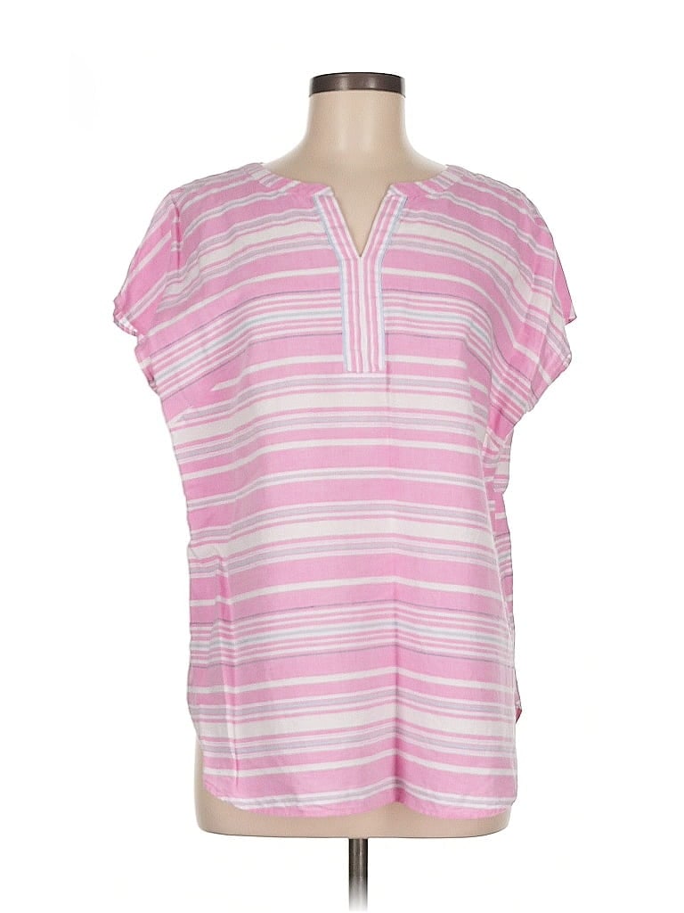 Pre-owned Talbots Outlet Short Sleeve T-shirt In Pink