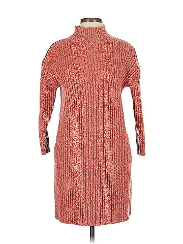 Jil Sander Navy Colorblock Knit Shift (view 1)