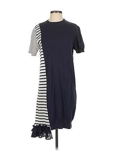 Clu Mix Media Side Draped Dress (view 1)