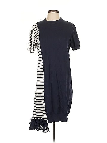 Clu Mix Media Side Draped Dress (view 1)
