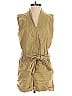 Derek Lam Collective 100% Cotton Tan Utility Romper Size EU (IT) 40 / US 4 - photo 1