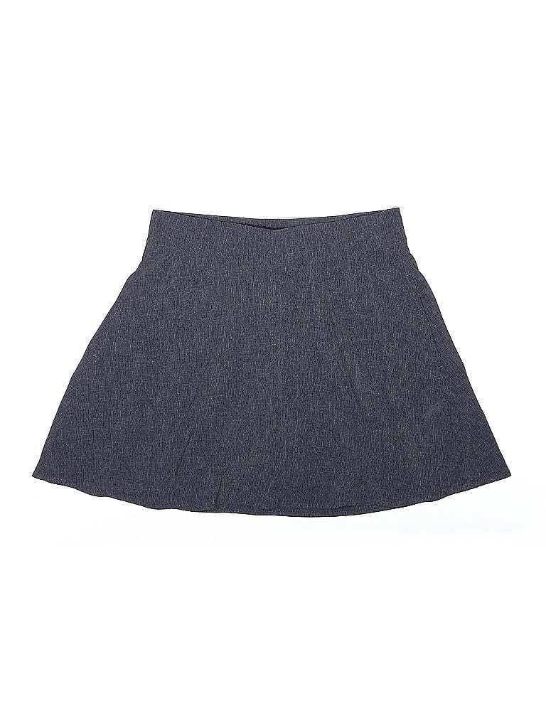 T by Talbots Solid Gray Denim Skirt Size S - photo 1