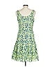 Akris Punto 100% Cotton Paisley Green Casual Dress Size 10 - photo 2