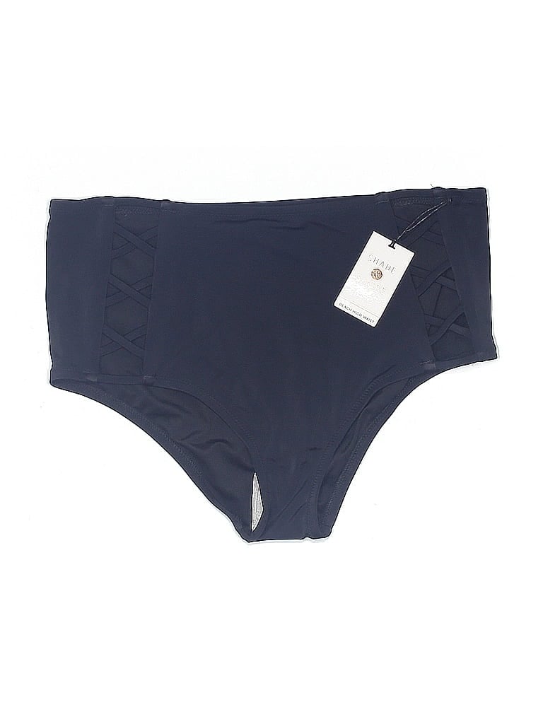 Pre-owned Shade & Shore Swimsuit Bottoms In Blue