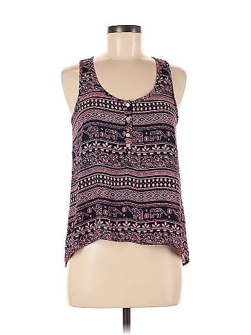 Pink Rose Sleeveless Blouse (view 1)