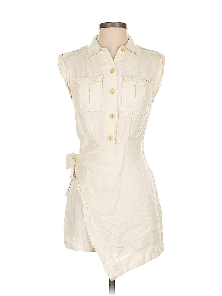 Pre-owned Derek Lam Collective Casual Dress In White