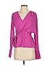 Atlein Collective 100% Polyester Pink Purple Side Tie Top Size 0 - photo 1