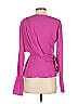 Atlein Collective 100% Polyester Pink Purple Side Tie Top Size 0 - photo 2