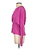 Atlein Collective 100% Polyester Pink Purple Side Tie Top Size 0 - photo 5