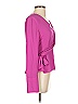 Atlein Collective 100% Polyester Pink Purple Side Tie Top Size 0 - photo 4