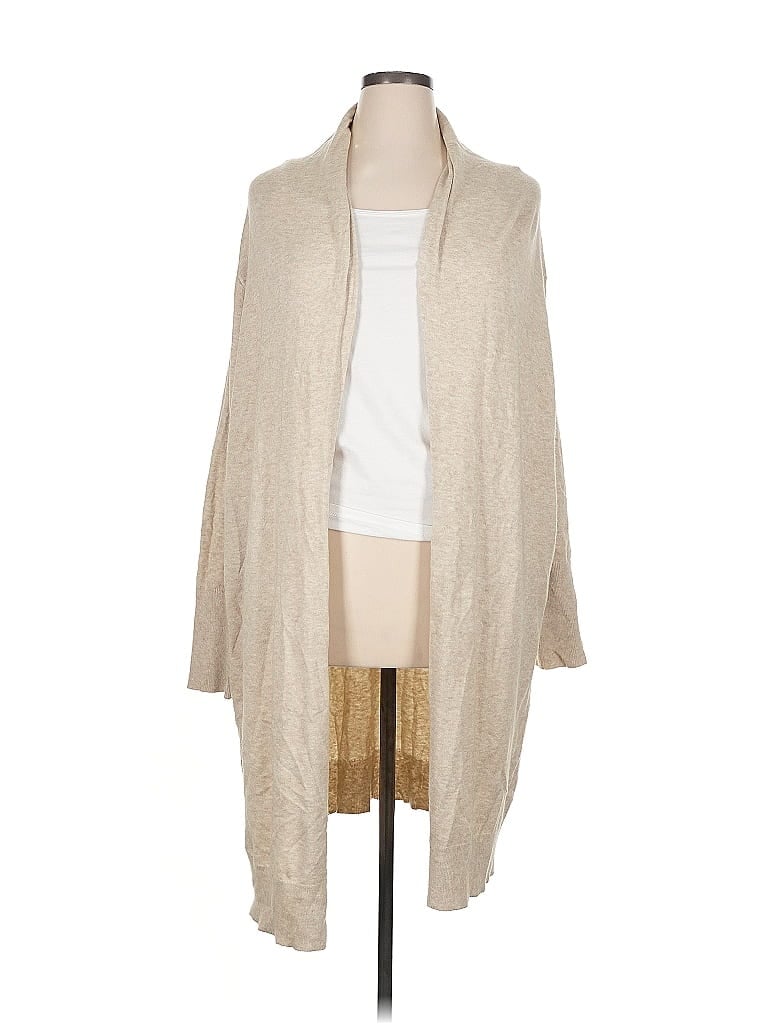 Pre-owned Leith Cardigan Sweater In Brown