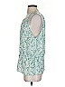 H&M 100% Polyester Green Sleeveless Blouse Size XS - photo 5