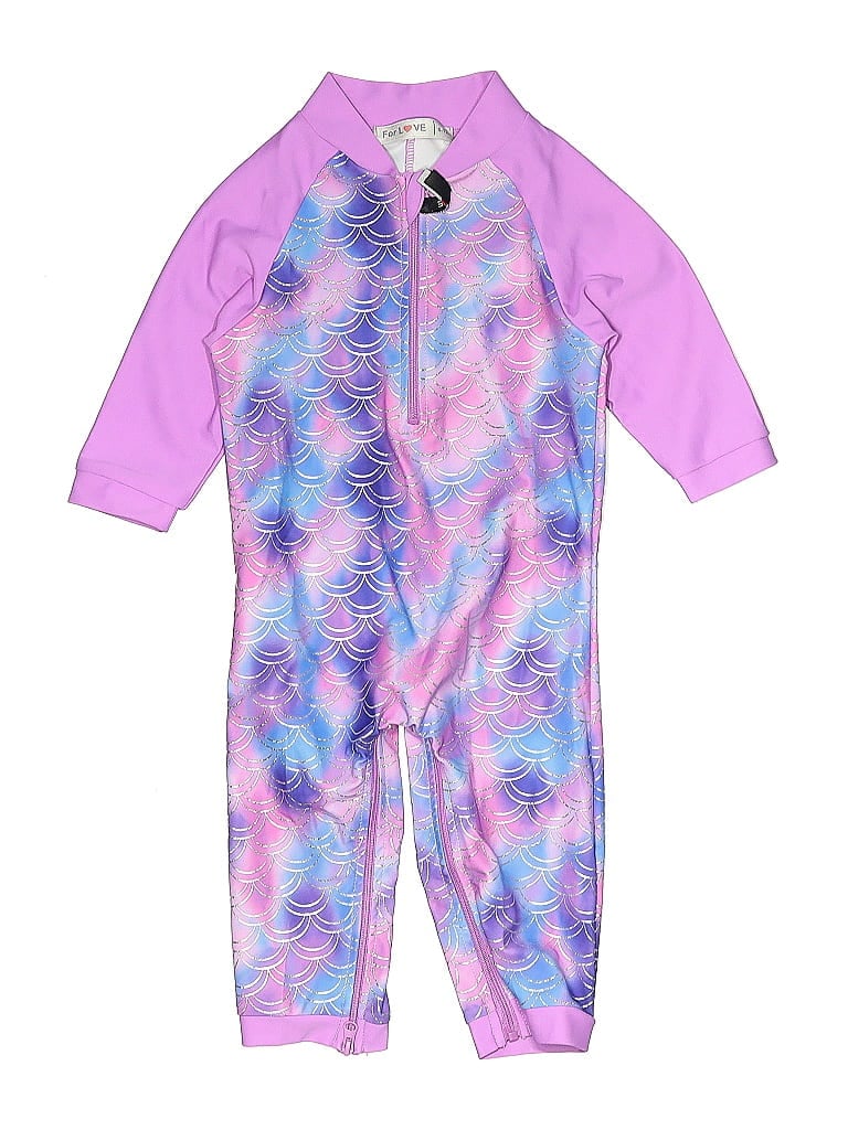 Pre-owned Assorted Brands Babies' Wetsuit In Purple