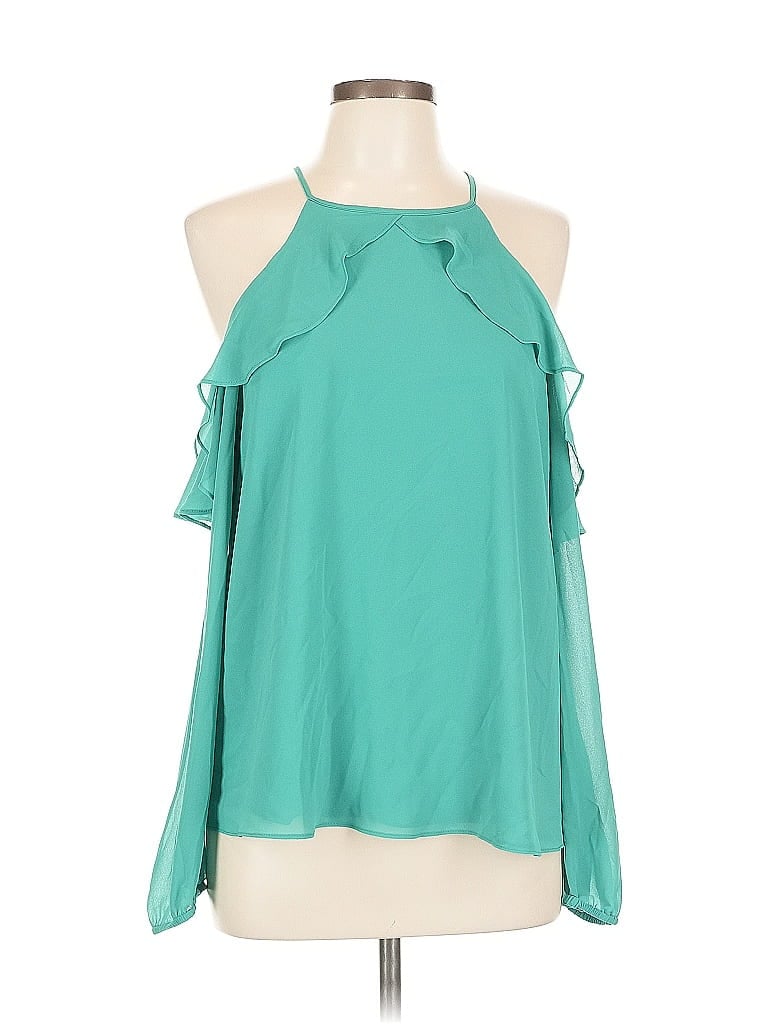 NAKED ZEBRA Pre-owned Sleeveless Blouse In Blue