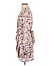 Alexis 100% Polyester Paisley Ivory Purple Kari Dress Size XS - photo 5