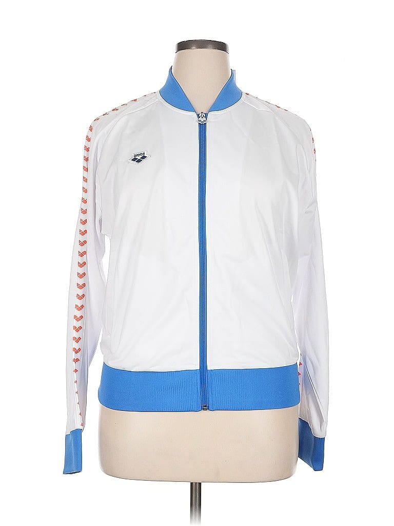 Arena Track Jacket In White