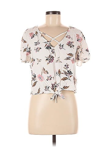 Mudd Short Sleeve Blouse (view 1)