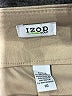 IZOD Solid Tan Green Casual Skirt Size 10 - photo 3