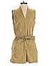 Derek Lam Collective 100% Cotton Tan Utility Romper Size EU (IT) 38 / US 2 - photo 1