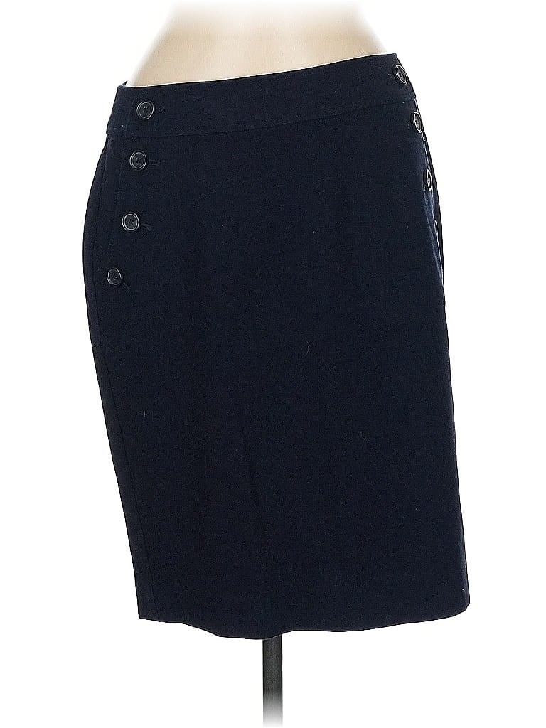 Pre-owned Ann Taylor Loft Outlet Formal Skirt In Blue