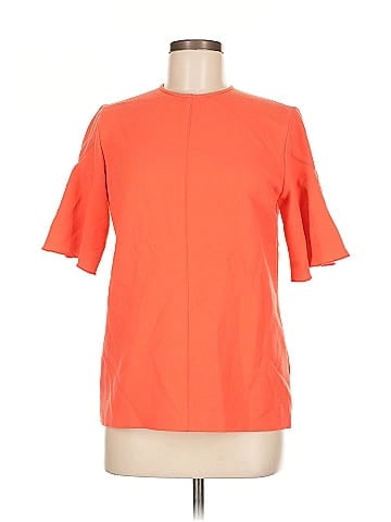 Victoria Victoria Beckham Flounce Hem Sleeve Top (view 1)