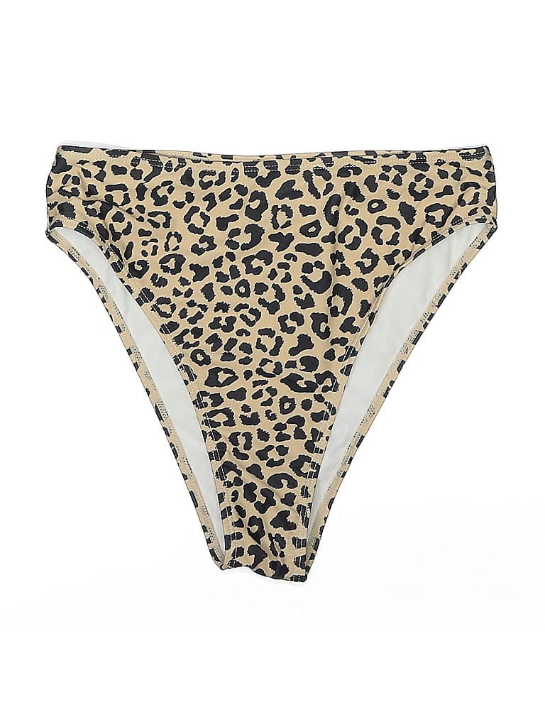 Pre-owned Unbranded Swimsuit Bottoms In Gold