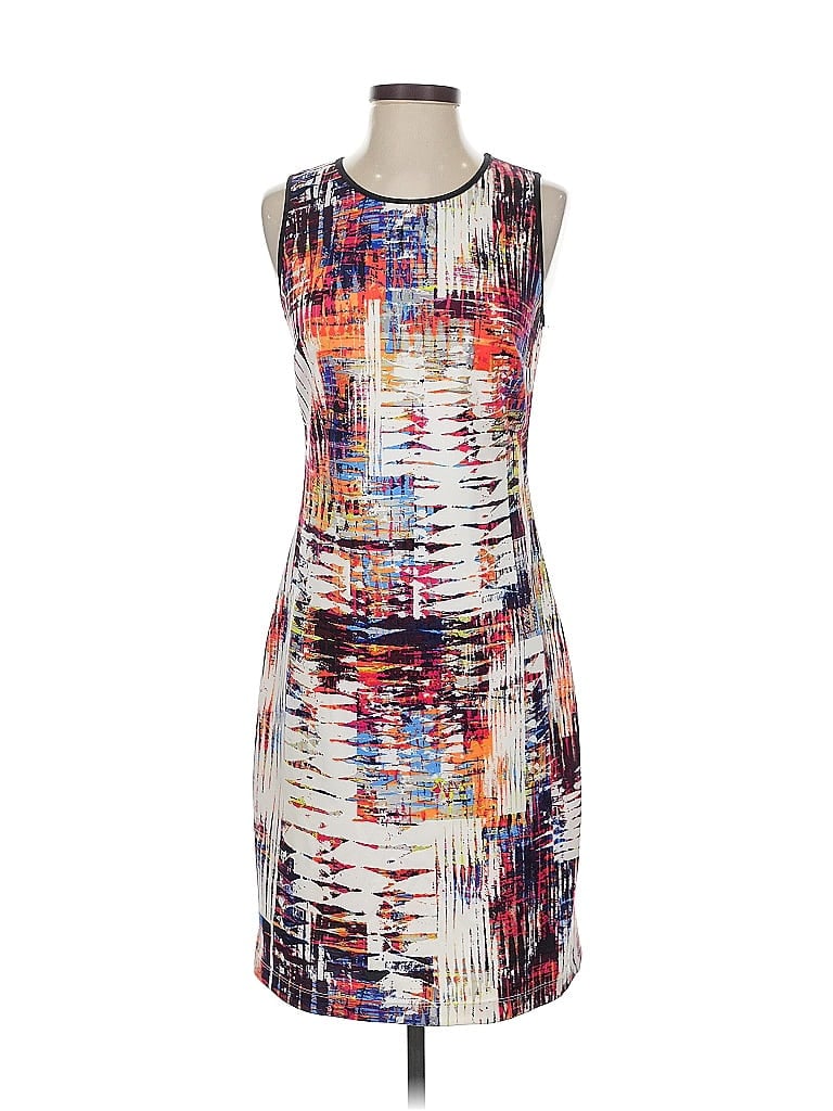 Pre-owned Marc New York Andrew Marc Cocktail Dress In White