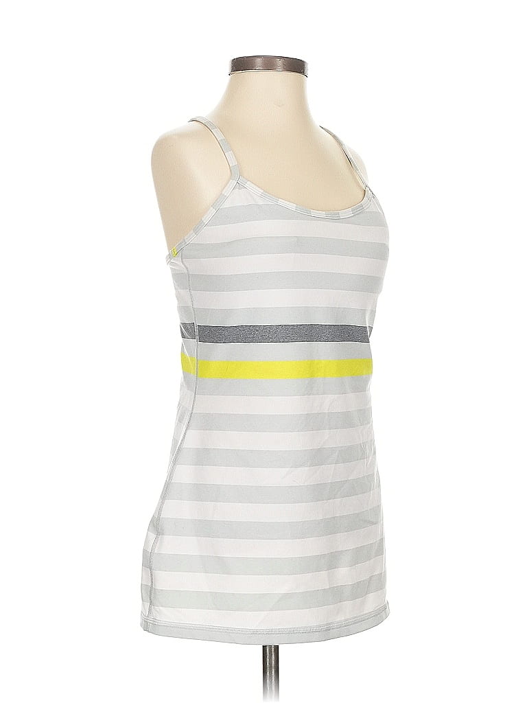 Pre-owned Lululemon Athletica Tank Top White Strapless Neckline Tops