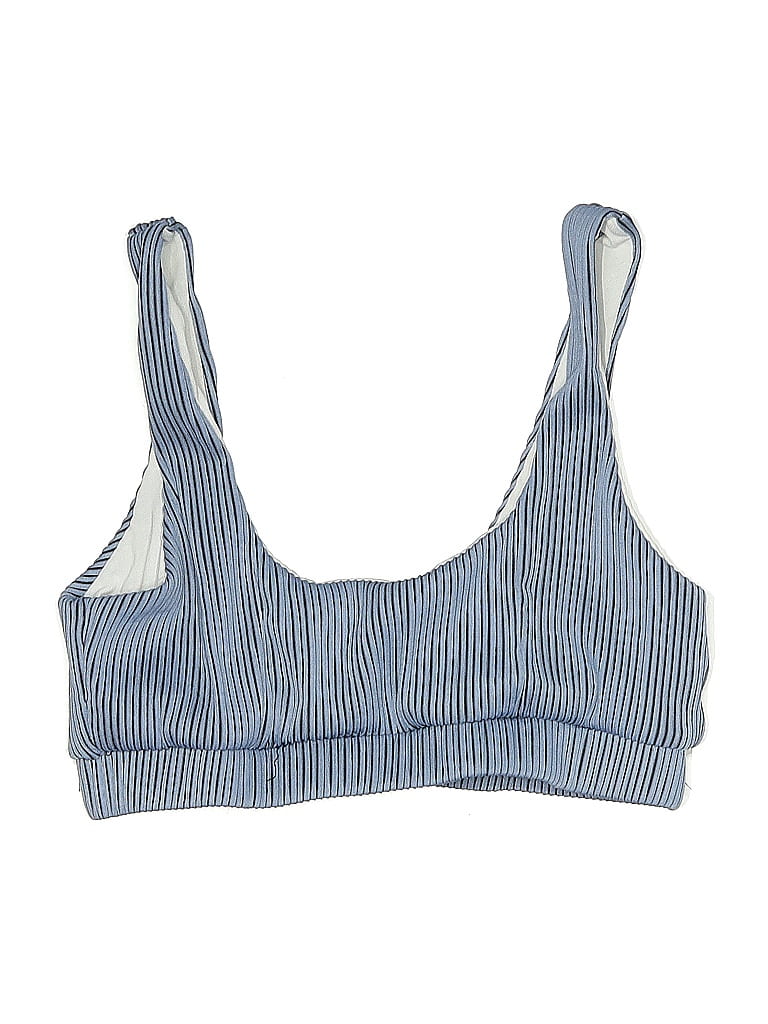 Pre-owned Unbranded Swimsuit Top Blue Swimwear