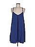 Joie 100% Silk Solid Blue Casual Dress Size M - photo 1