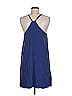 Joie 100% Silk Solid Blue Casual Dress Size M - photo 2