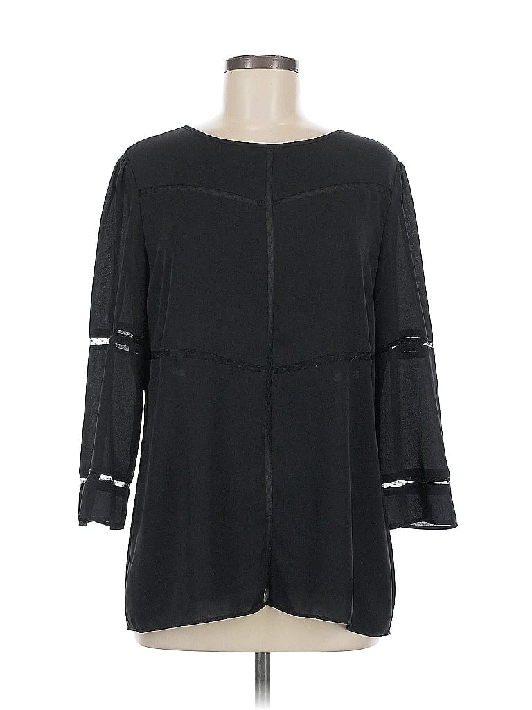 BANANA REPUBLIC Pre-owned 3/4 Sleeve Blouse In Black