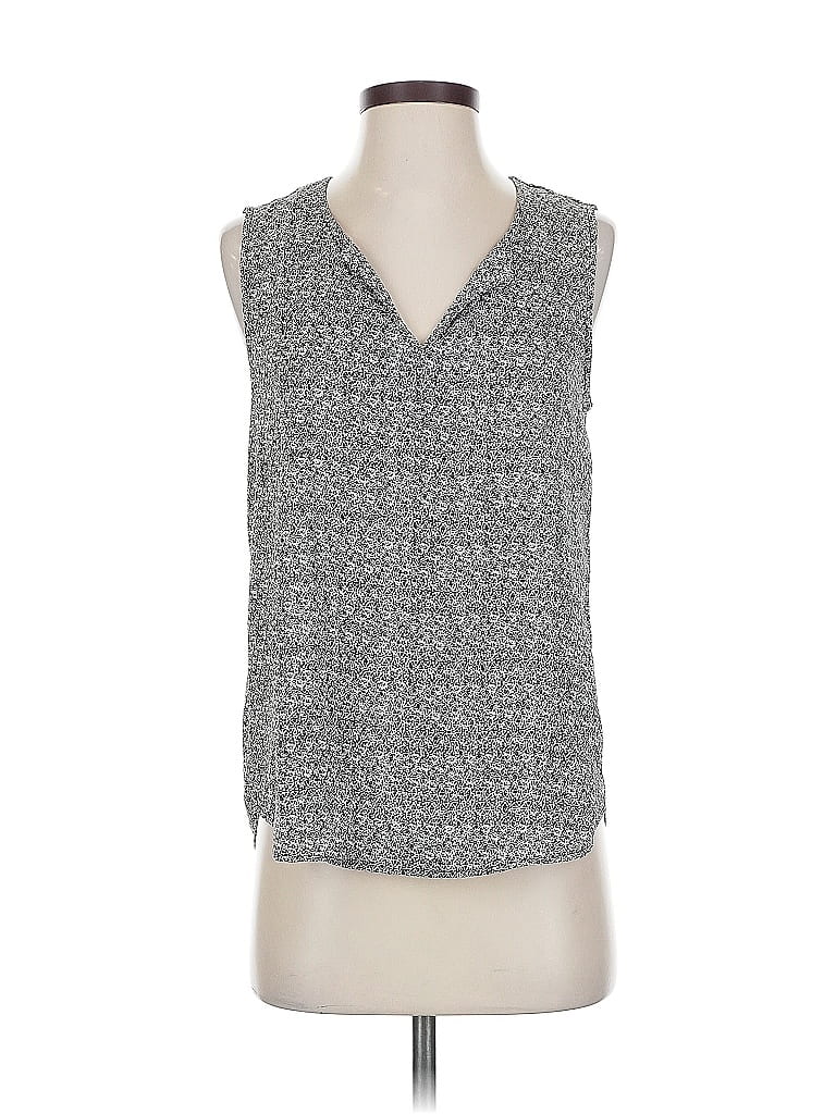 Pre-owned Les Serein Sleeveless Blouse In Gray