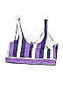 Unbranded Stripes Purple Swimsuit Top Size S - photo 2
