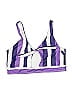 Unbranded Stripes Purple Swimsuit Top Size S - photo 1