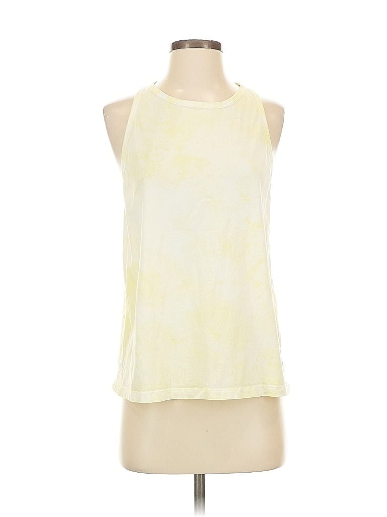Pre-owned Universal Thread Tank Top Yellow Halter Neckline Tops