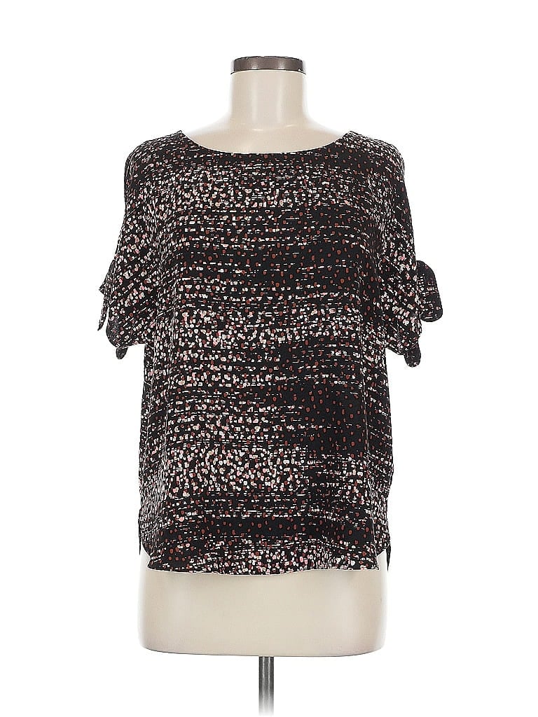 Pre-owned Apt. 9 Short Sleeve Top Black Tops