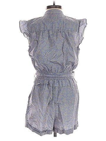 Derek Lam Collective Blue Leaf Romper (view 2)