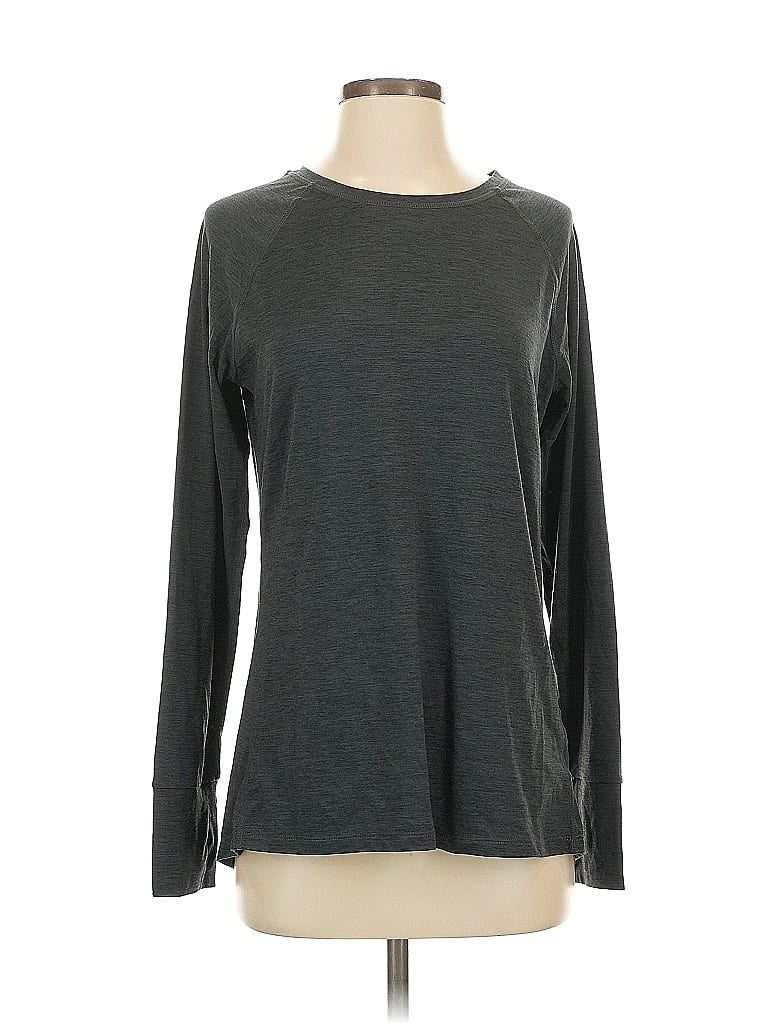 Pre-owned Amazon Essentials Long Sleeve T-shirt In Gray