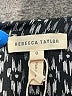 Rebecca Taylor 100% Silk Graphic Black Jumpsuit Size 0 - photo 3