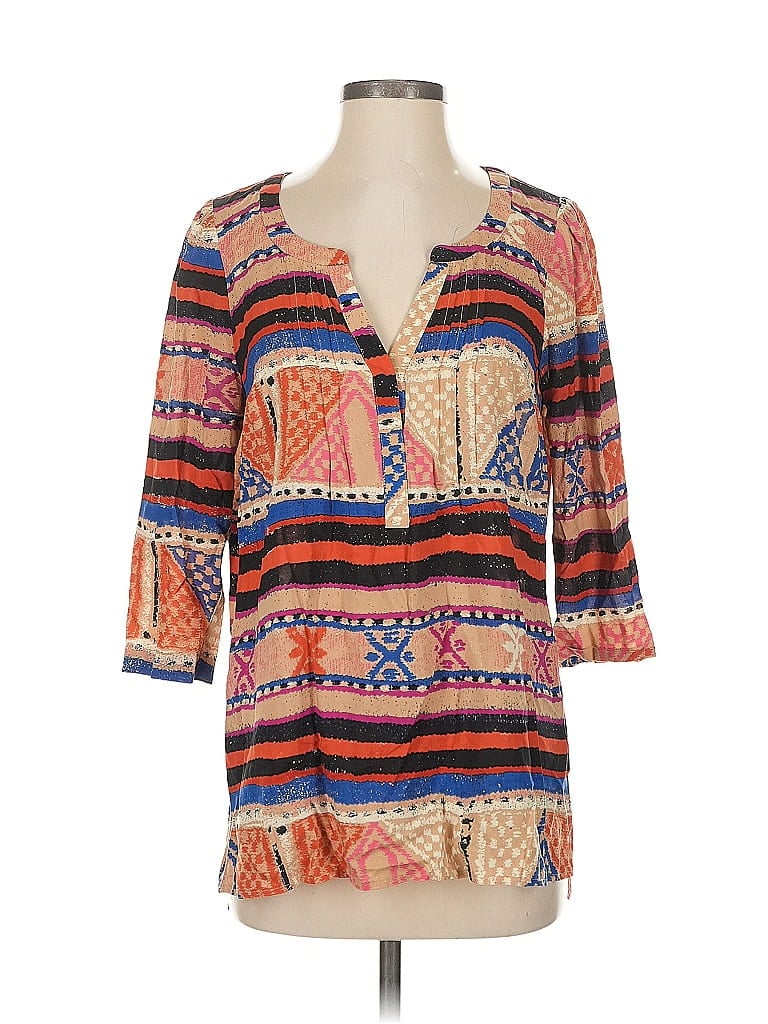 PLENTY BY TRACY REESE Pre-owned 3/4 Sleeve Blouse In Orange